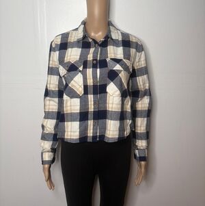 Forever 21 Women's Multicolor Plaid Shirt Size S
